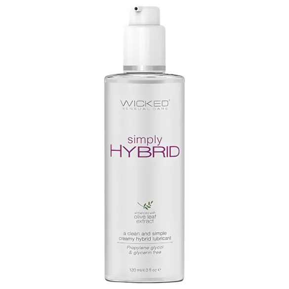 Wicked Simply Hybrid - lubrikačný gél na vodnej a silikónovej báze - 120ml