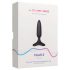 LOVENSE Hush 2 XS - nabíjací malý análny vibrátor (25mm) - čierny