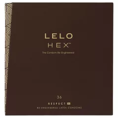   LELO Hex Respect XL - kondómy XL - tenké latexové - balenie 36 ks