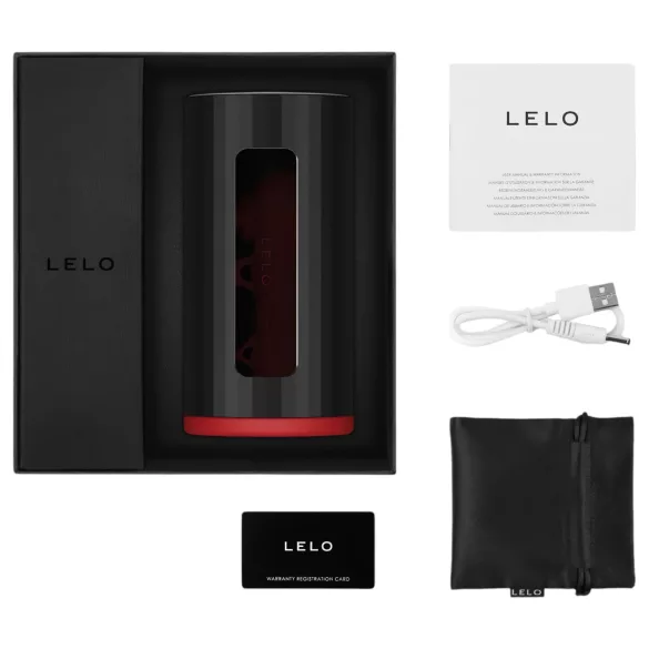 LELO F1s V2 - interaktívny masturbátor - červený