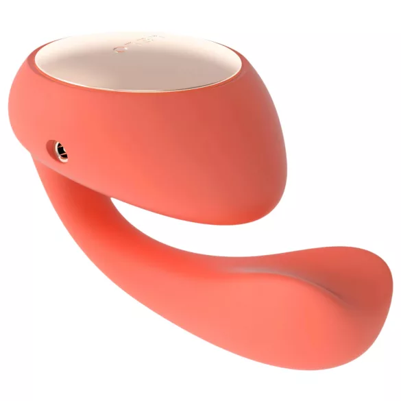 LELO Ida Wave - Aplikáciou ovládaný vibračný a rotačný vibrátor (korálový)