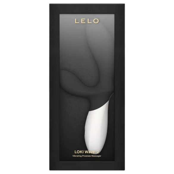 LELO Loki Wave 2 - vibračný stimulátor prostaty - dobíjací, vodotesný, čierny