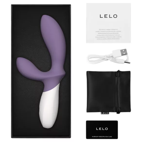 LELO Loki Wave 2 - vibračný masáž prostaty - nabíjateľný, vodotesný, fialový