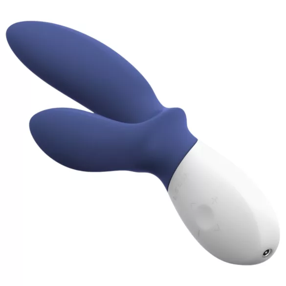 LELO Loki Wave 2 - vibrátor na prostatu - akumulátorový, vodotesný, modrý