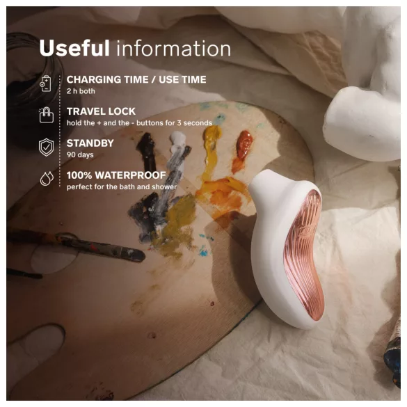 LELO Sona 3 - stimulátor klitorisu na vlny - biely