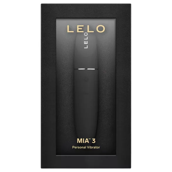 LELO Mia 3 - cestovný vibrátor v tvare rúžu - čierny