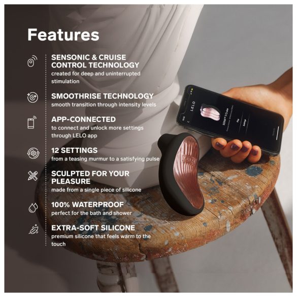 LELO Sona 3 Cruise - stimulátor klitorisu na vlny - fialový