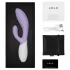 LELO INA Twist - vaginálny G-bod vibrátor s klitorálnym výstupkom (fialový)