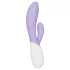 LELO INA Twist - vaginálny G-bod vibrátor s klitorálnym výstupkom (fialový)