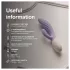 LELO INA Twist - vaginálny G-bod vibrátor s klitorálnym výstupkom (fialový)