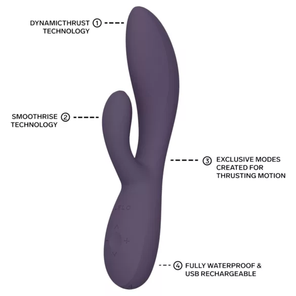 LELO - INA Thrust pohyblivý králičí vibrátor (fialový)