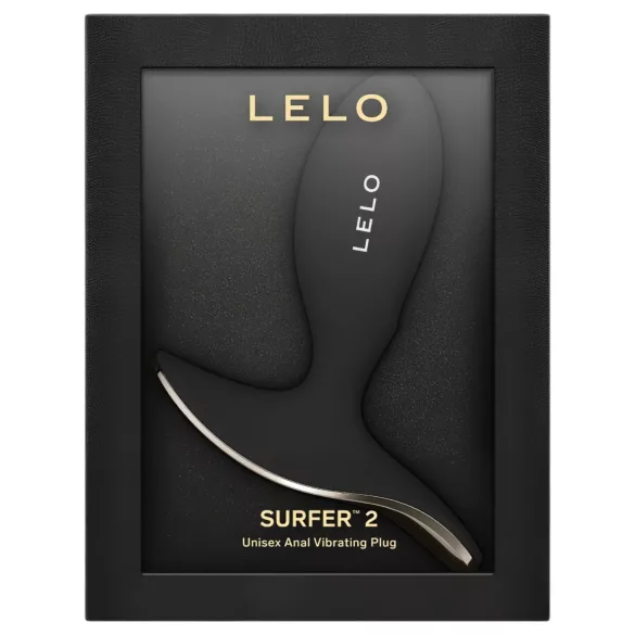 LELO Surfer - análne vibračné vajíčko ovládané cez aplikáciu (čierne)