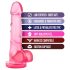B Yours Sweet N Hard 4 - semenné dildo - 18cm (ružová)