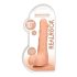 RealRock Dong 10 - realistický dildo s semenníkmi (25 cm) - prírodný
