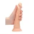 RealRock - realistický dildo - 17 cm - telová farba