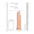 RealRock - realistický dildo - 20 cm - telová farba