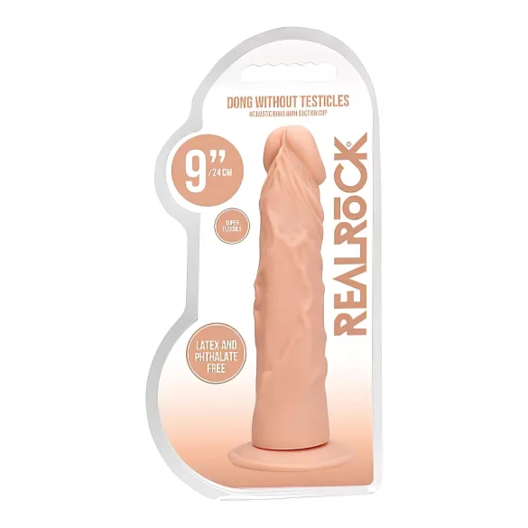 RealRock - realistický dildo - 23 cm - telová farba