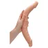 RealRock - dvojitý dildo - 36 cm - telová farba