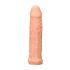 RealRock - návlek na penis - 17 cm - telová farba