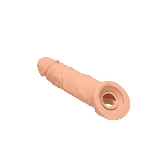 RealRock - návlek na penis - 21 cm - natur