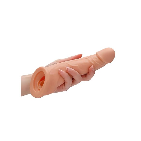 RealRock - návlek na penis - 21 cm - natur