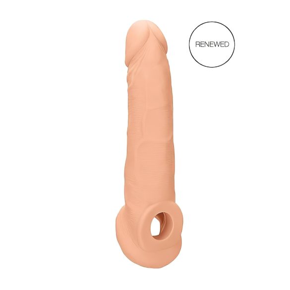 RealRock - návlek na penis - 21,5 cm - telová farba