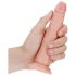 RealRock - realistický dildo - 15,5 cm - naturálny