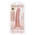 RealRock - realistický dildo - 15,5 cm - naturálny