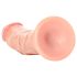 RealRock - realistický dildo s prísavkou - 15,5 cm - telová farba