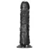 RealRock - realistický dildo s prísavkou - 15,5 cm - čierny