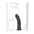 RealRock - realistický dildo s prísavkou - 15,5 cm - čierny