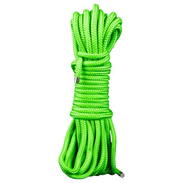 Ouch! - Svietiace bondage lano - 5m (zelené)