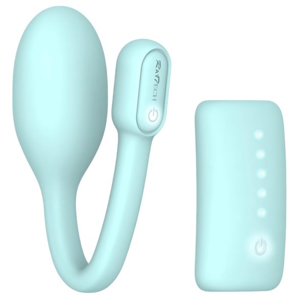 Raytech - nabíjateľné vibračné vajíčko s rádiom (modré)