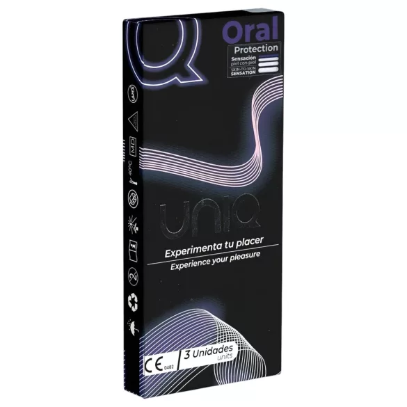 Uniq - orálny kondóm bez latexu - 3 ks