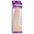 Doc Johnson Vac-U-Lock Hung 12 - realistický dildó s semenníkmi - prírodná farba