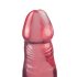 Crystal Jellies - prísavkový análny dildo (ružový)