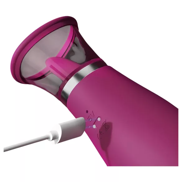Honey Play Box Scioness - klitorálny vibrátor so saním a lízaním - ružový