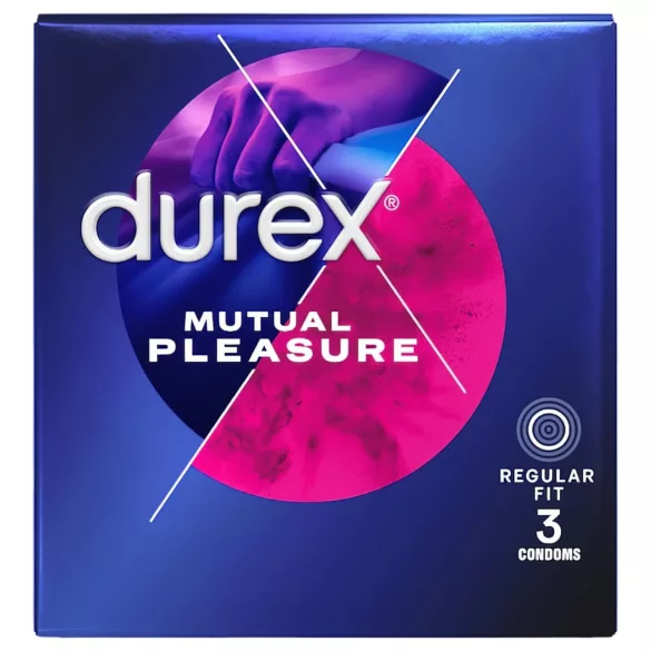 Durex Mutual Pleasure - oneskorujúci kondóm (3 ks)