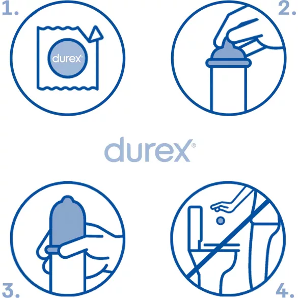 Durex Mutual Pleasure - oneskorujúci kondóm (3 ks)