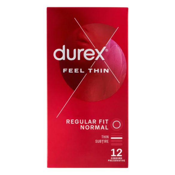 Durex Feel Thin - ultra tenké kondómy - prirodzený pocit - 12 ks