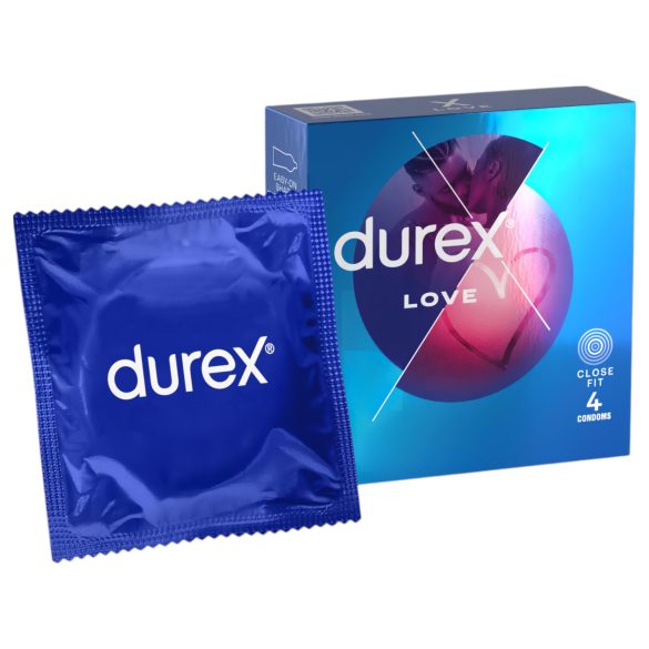 Durex kondómy Love - Ľahšie nasadenie (4ks)