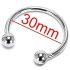 Nerezový kovový krúžok na penis - oneskorenie ejakulácie (30 mm)