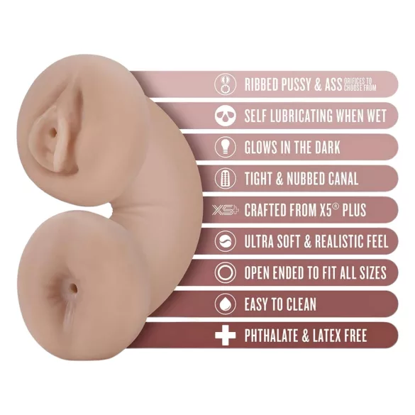 Enlust Tasha - masturbátor svietiaci vagína a anál s AI obrázkami