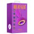 Oh My Gem – vibračný análny plug s kamienkom (fialový)
