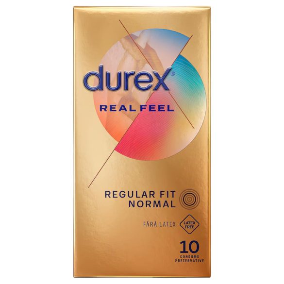 Durex Real Feel - latexový kondóm - bez latexu - 10 ks