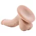 Dr. Skin 4 - realistický dildo s prísavkou a semenníkmi - telová farba 12 cm