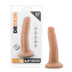   Dr. Skin - realistický dildo s prísavkou - telová farba 14 cm