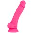 Blush Neo – prísavkový dildo – 19 cm (ružový)