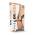 Dr. Skin 6,5 - dutý pripínací dildo - 15 cm (prírodný)