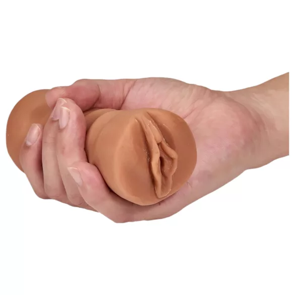 M For Men - vibračná umelá vagína - naturálne prevedenie